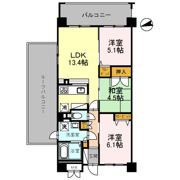 ラ・メゾンMSⅢの間取り画像
