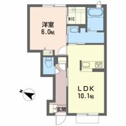 ミディ ソレイユの間取り画像