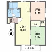 ディアス草野の間取り画像