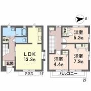 ディアコート・Kの間取り画像