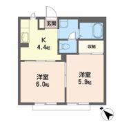 イーストコートの間取り画像