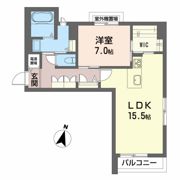 メゾンマスト名須川C棟の間取り画像