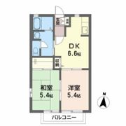 カーサ東勝山の間取り画像