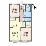 ハニーバレーキャッスルの間取り画像