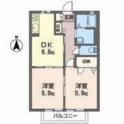 ヴィラージュ・Sの間取り画像
