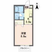 イーストパレスDの間取り画像