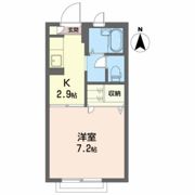 クリスタル・パ－ク Bの間取り画像