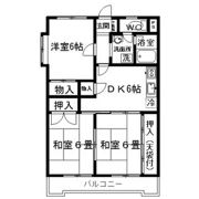大野マンションの間取り画像