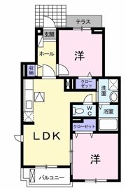 ベルエクラの間取り画像