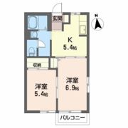 パレス・アザレアAの間取り画像