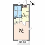 リリー・シャーメゾン Aの間取り画像
