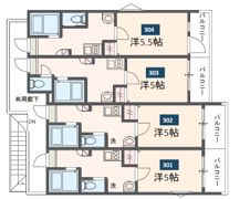 Plumeria八王子の間取り画像