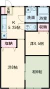 大宮ハイツの間取り画像