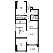シャトー三和青山の間取り画像