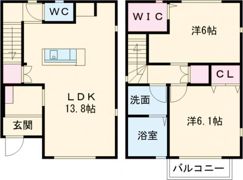 コスモス A棟の間取り画像