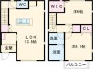 コスモス A棟の間取り画像