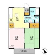 セジュール蘭の間取り画像