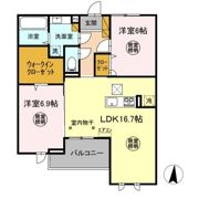 パレス大東の間取り画像