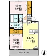 ミ・カーサ関田Ⅲの間取り画像