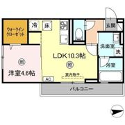グランプレミア新開の間取り画像
