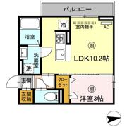 グランプレミア新開の間取り画像