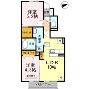 プレミール広Ⅱの間取り画像