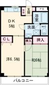 プレジールの間取り画像