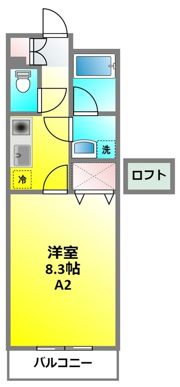 ハイツけやき七番館の間取り画像