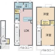 ソレアードA館の間取り画像
