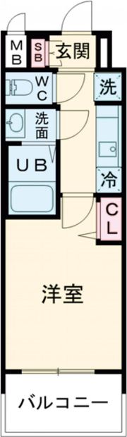 プレサンスTHE KYOTO 新町通の間取り画像