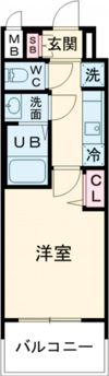 プレサンスTHE KYOTO 新町通の間取り画像