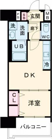 プレサンスTHE KYOTO 新町通の間取り画像