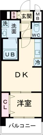 プレサンスTHE KYOTO 新町通の間取り画像