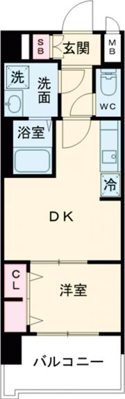 プレサンスTHE KYOTO 新町通の間取り画像