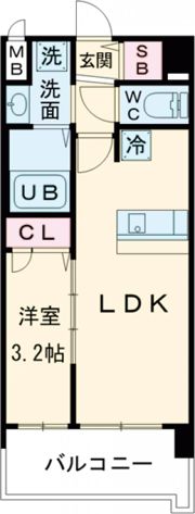 プレサンスTHE KYOTO 新町通の間取り画像