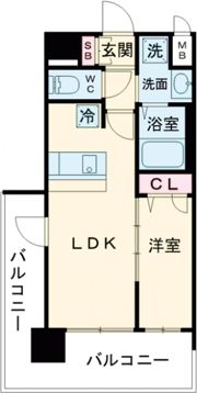 プレサンスTHE KYOTO 新町通の間取り画像