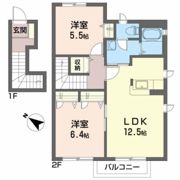 グリーンレジデンス Aの間取り画像