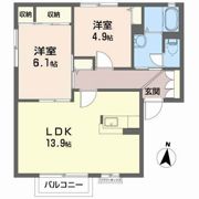 パーク荒井Bの間取り画像