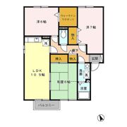 ヴィルヌーブ 壱番館・弐番館の間取り画像
