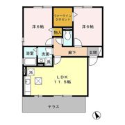 クレストコート A/Bの間取り画像