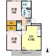グリーンハイツ Bの間取り画像