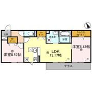 Lys Gracieux（ﾘｽ ｸﾞﾗｼｭｰ）の間取り画像