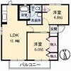 ルピナス御幸 B棟の間取り画像
