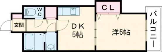 クレアージュ島瀬の間取り画像