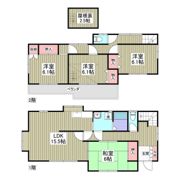リブレス萱場戸建の間取り画像