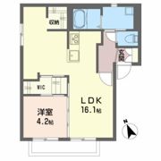 グランシード三ツ割Bの間取り画像