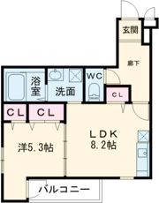 ハイツ Bluebellの間取り画像