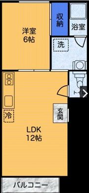 あけぼのハイツの間取り画像
