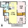 Maison de Soleil（ﾒｿﾞﾝﾃﾞｭｿﾚｲﾕ）の間取り画像