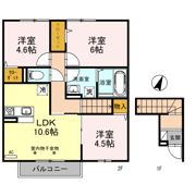プレミアムリコス 壱号館の間取り画像